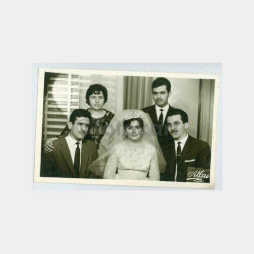 1964 Gelin Damat Stüdyo Fotoğraf