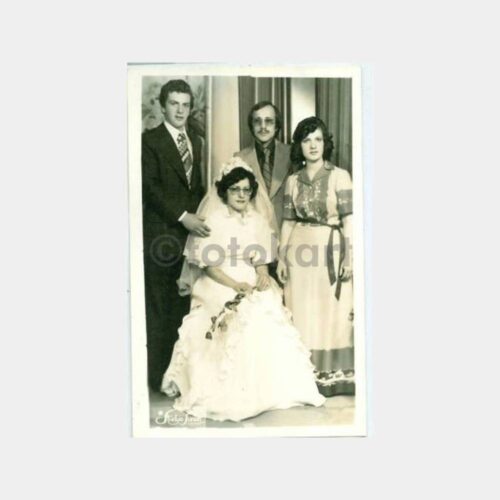 1964 Gelin Damat Stüdyo Fotoğraf