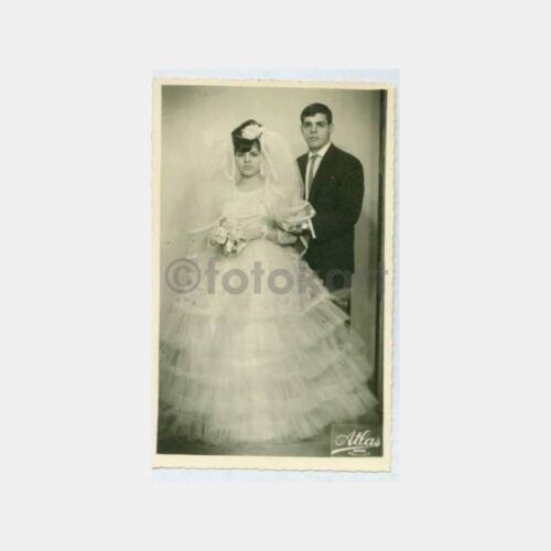1964 Gelin Damat Stüdyo Fotoğraf