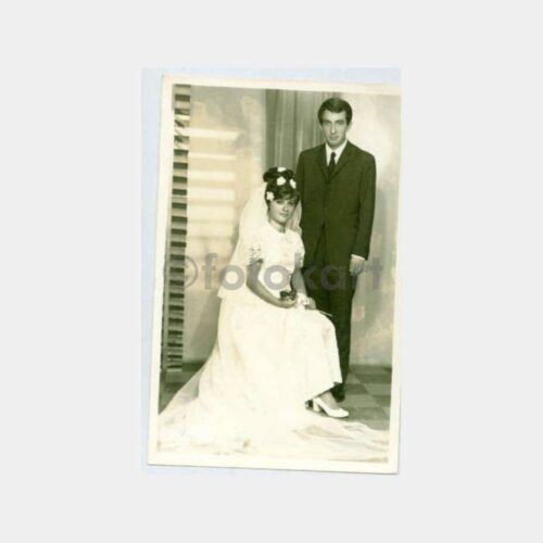 1964 Gelin Damat Stüdyo Fotoğraf