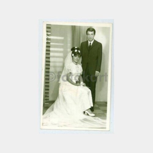 1964 Gelin Damat Stüdyo Fotoğraf