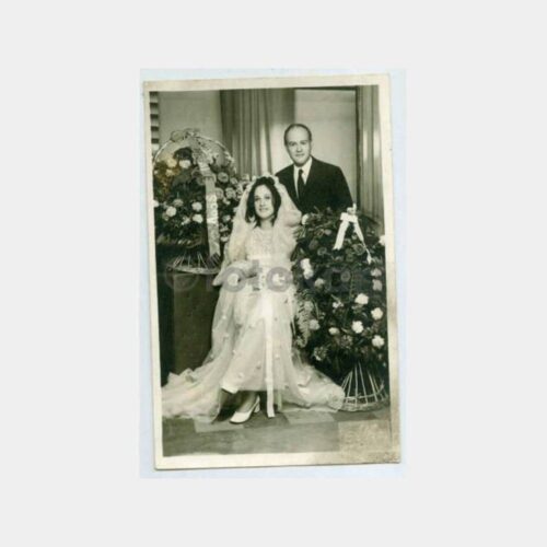 1964 Gelin Damat Stüdyo Fotoğraf