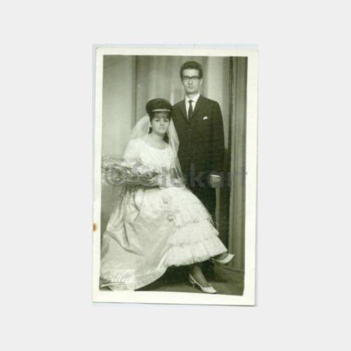 1964 Gelin Damat Stüdyo Fotoğraf