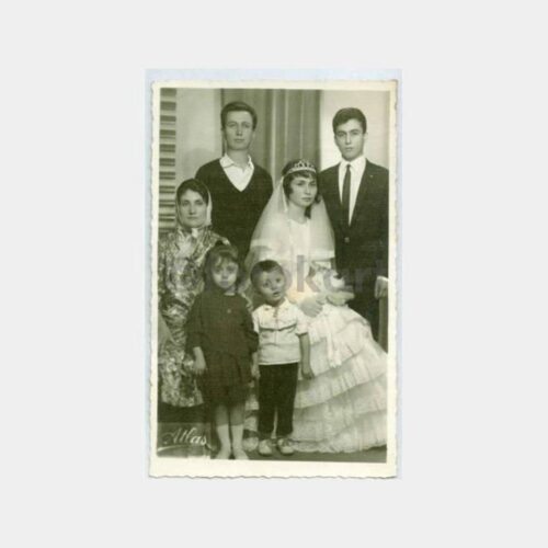 1964 Gelin Damat Stüdyo Fotoğraf