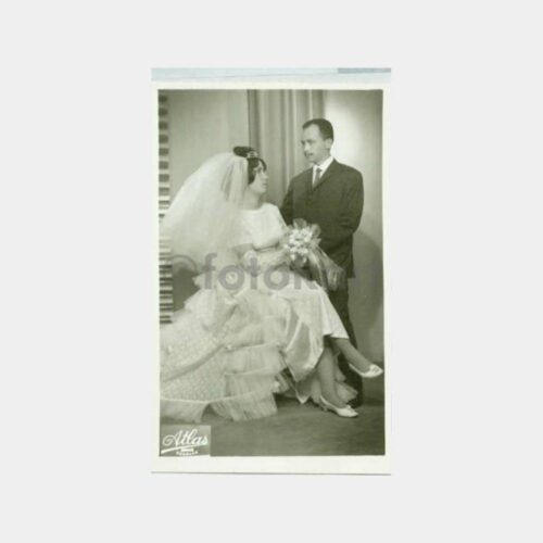 1964 Gelin Damat Stüdyo Fotoğraf