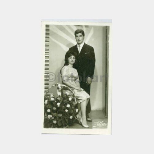 1964 Gelin Damat Stüdyo Fotoğraf