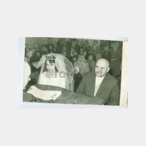 1962 Eskişehir Gelin Damat Fotoğraf