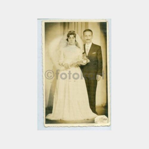1961 Üsküdar Foto Atlas Gelin Damat Fotoğraf