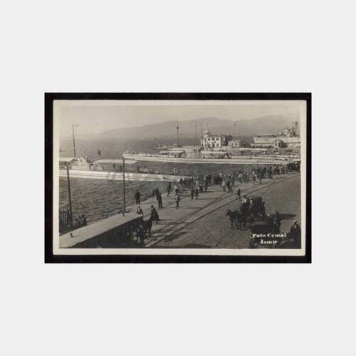 1933 İzmir Savaş Gemileri Görünüş Nadir Kartpostal