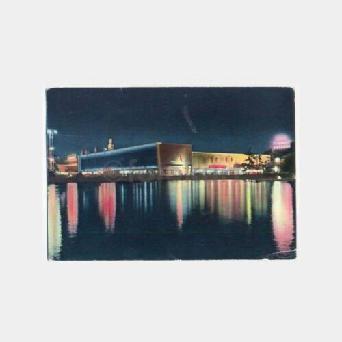 İzmir Fuarı Gece Görünüşü Gökçeatam Kartpostal