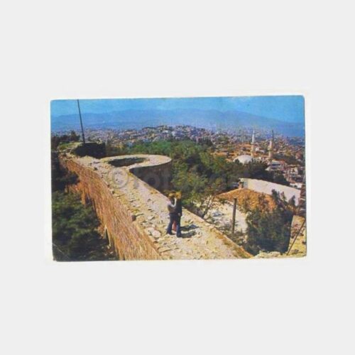 1982 İzmir Kadifekale'den Bakış Kartpostal