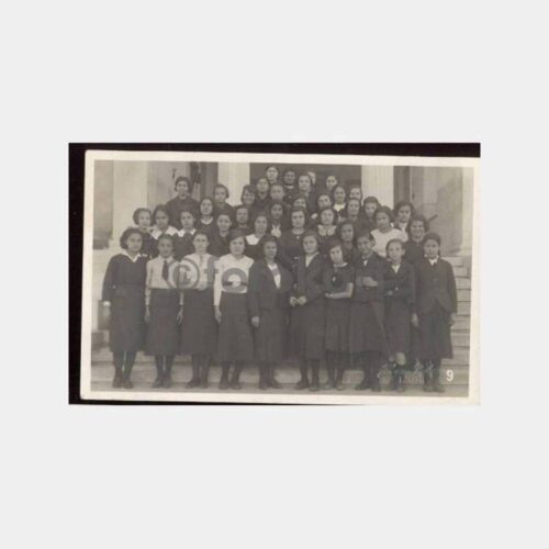 1932 İzmir Kız Lisesi Hamza Rüstem Baskısı Fotoğraf