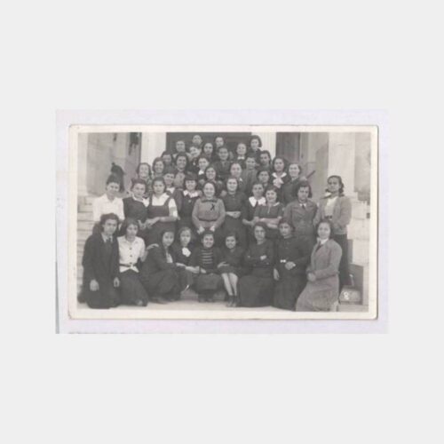 1936 İzmir Kız Lisesi Grup -Hamza Rüstem- Fotoğraf