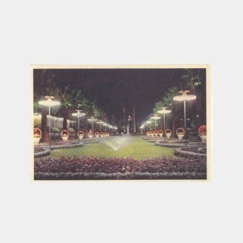 İzmir Fuarı Gece Görünüşü Doğan Kardeş Kartpostal