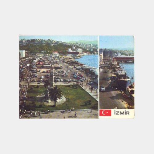 İzmir Konak Meydanı Görünüş Kartpostal