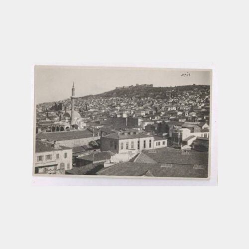1930 İzmir Kadifekale Görünüş Kartpostal