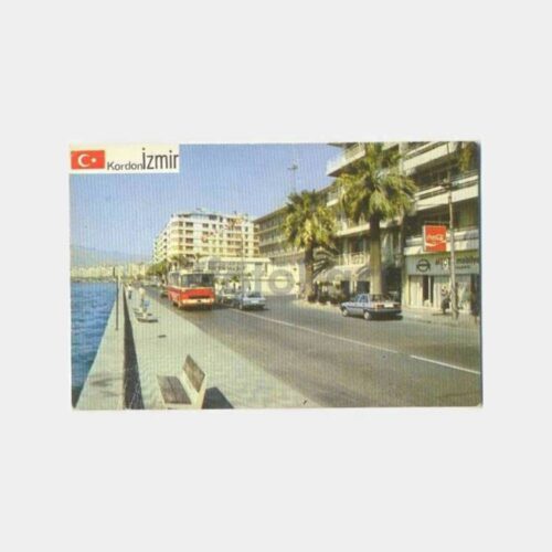 İzmir Kordon Caddesi Görünüş Kartpostal