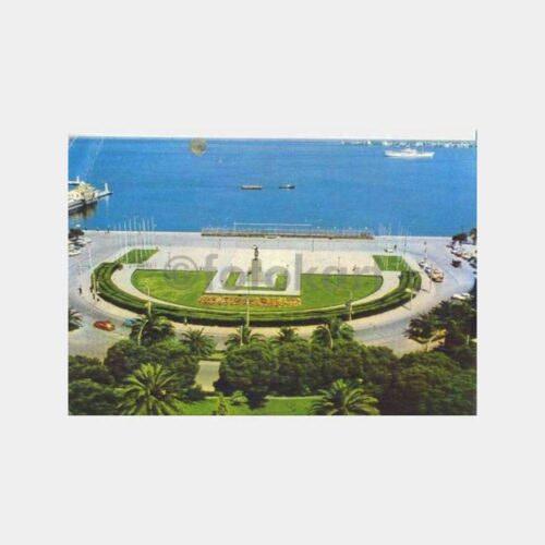 İzmir Cumhuriyet Meydanı Görünüş Kartpostal