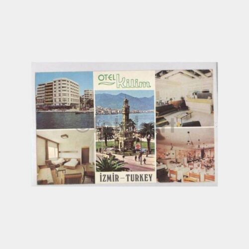 İzmir Otel Kilim Konulu Kartpostal