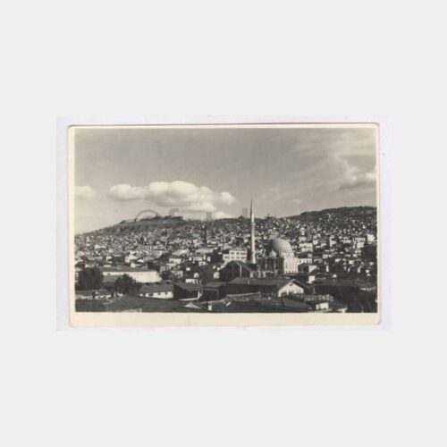 1930 İzmir Kadifekale Görünüş Kartpostal