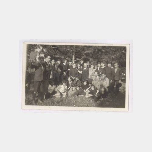 1930 İzmir Ziraat Mektebi Grup Görünüşü Fotoğraf