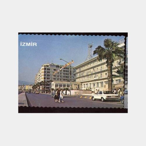 İzmir Kordon Boyu Görünüş Kartpostal