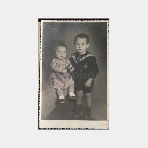 1945 İzmir Foto Hamza Rüstem Çocuklar Fotoğraf