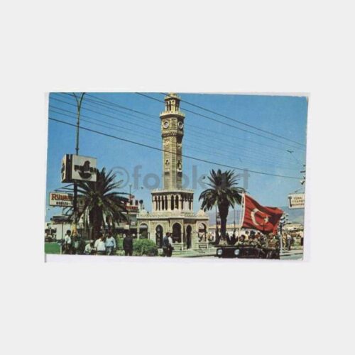 İzmir Konak Meydanı Tören Geçişi Kartpostal