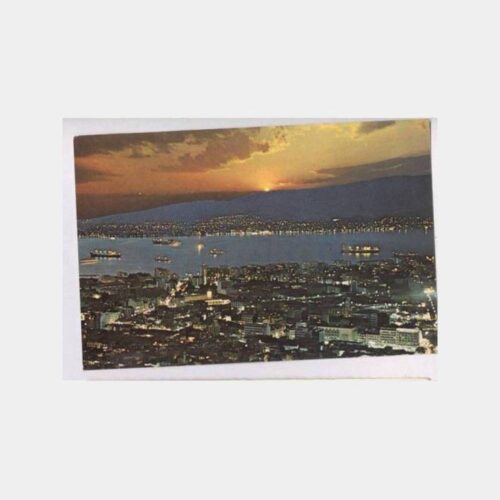 İzmir Kadifekale'den Gece Görünüş Kartpostal