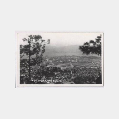 1930 İzmir Fuarı Kadifekale'den Görünüş Fotokart