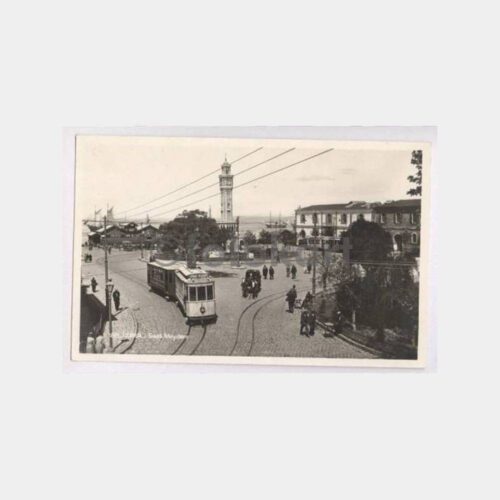 1930 İzmir Saat Kulesi Meydan Foto Ethem Ruhi Fotoğraf