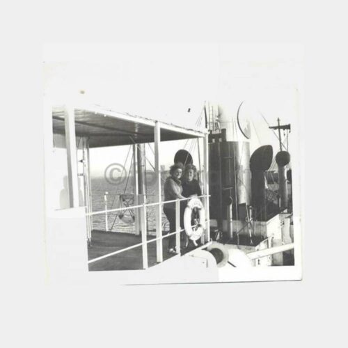 Ereğli Şilebi Güvertesinde Kadın Fotoğraf
