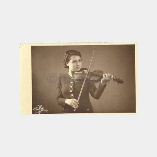 1936 Keman Çalan Kadın Fotoğraf