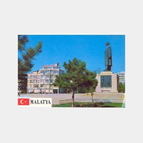 Malatya Atatürk Heykeli Görünüş Kartpostal