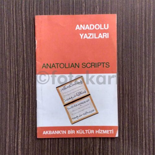 Anadolu Yazıları Broşür