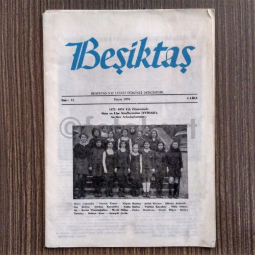 Beşiktaş Kız Lisesi Öğrenci Dergisi - Mayıs 1974 Sayı: 11