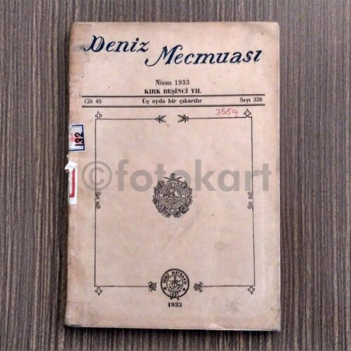 Deniz Mecmuası, 1933 Nisan Sayı: 328