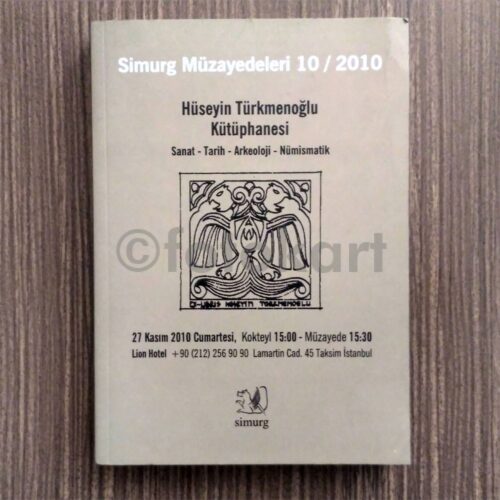 Simurg Müzayede Kitabı, 2010 (Hüseyin Türkmenoğlu Kütüphanesi)