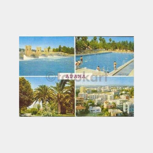 Adana Havuz ve Baraj Şehir Görünüş Kartpostal