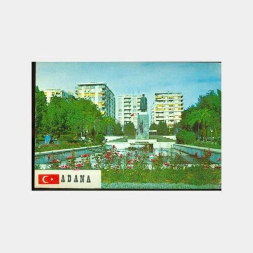 1970 Adana Park Görünüş Kartpostal