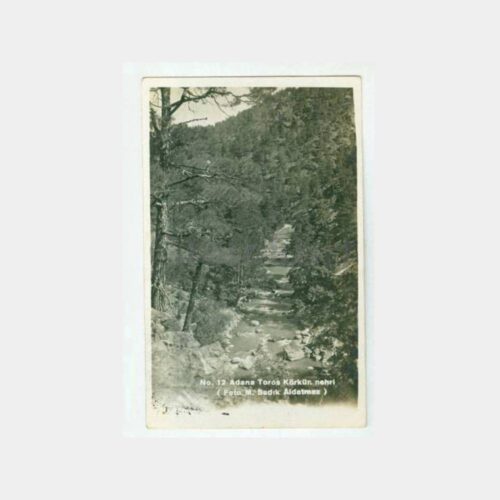 1940 Adana Toroslar Körkün Nehri Görünüş Kartpostal