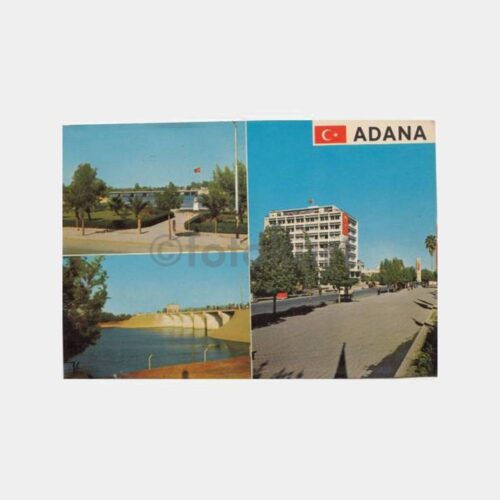 1976 Adana 3 Değişik Görünüş Kartpostal