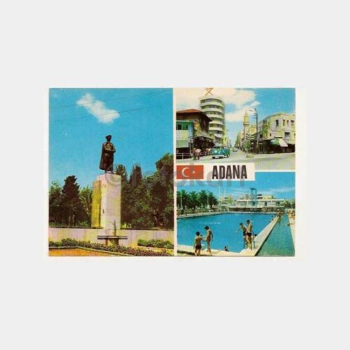 Adana Şehirden 3 Görünüş Kartpostal