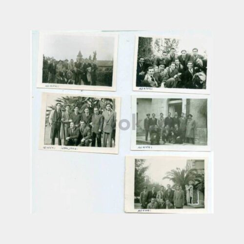 1947 Adana Gezisi Konulu 5 Adet Fotoğraf