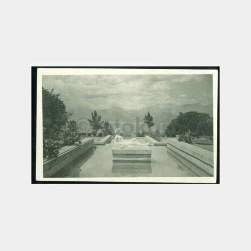 1929 Antalya Park Havuz Heykeli Fotokart