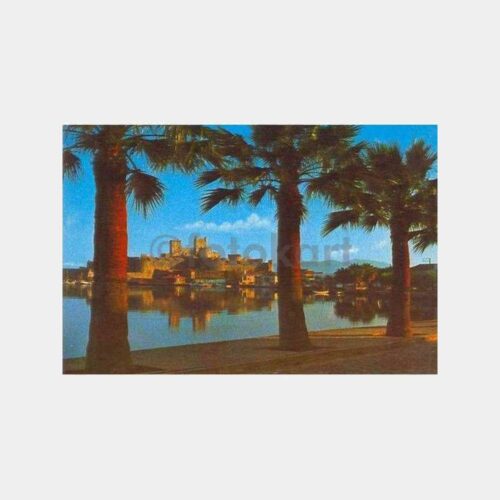 Bodrum Kale ve Liman Genel Görünüm Kartpostal