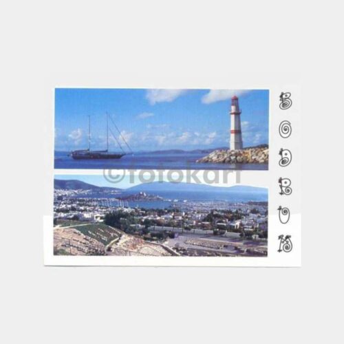 Bodrum Liman Feneri Görünüş Kartpostal