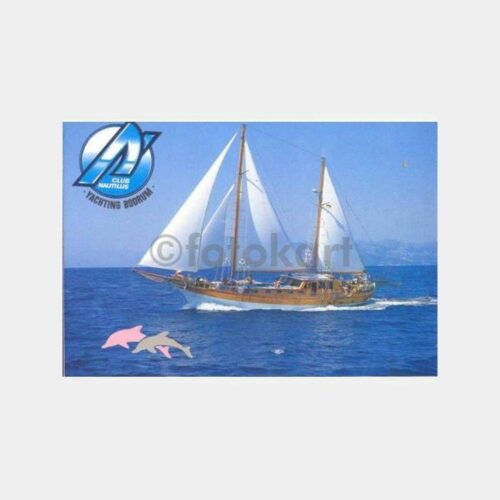 Bodrum Club Nautilus Yelkenli 2 Adet Kartpostal