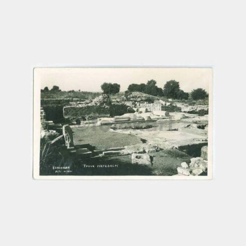 1951 Çanakkale Truva Harabeleri Fotokart