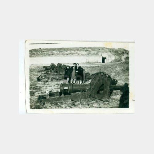 1940 Çanakkale Topları Önü Kadınlar Fotoğraf
